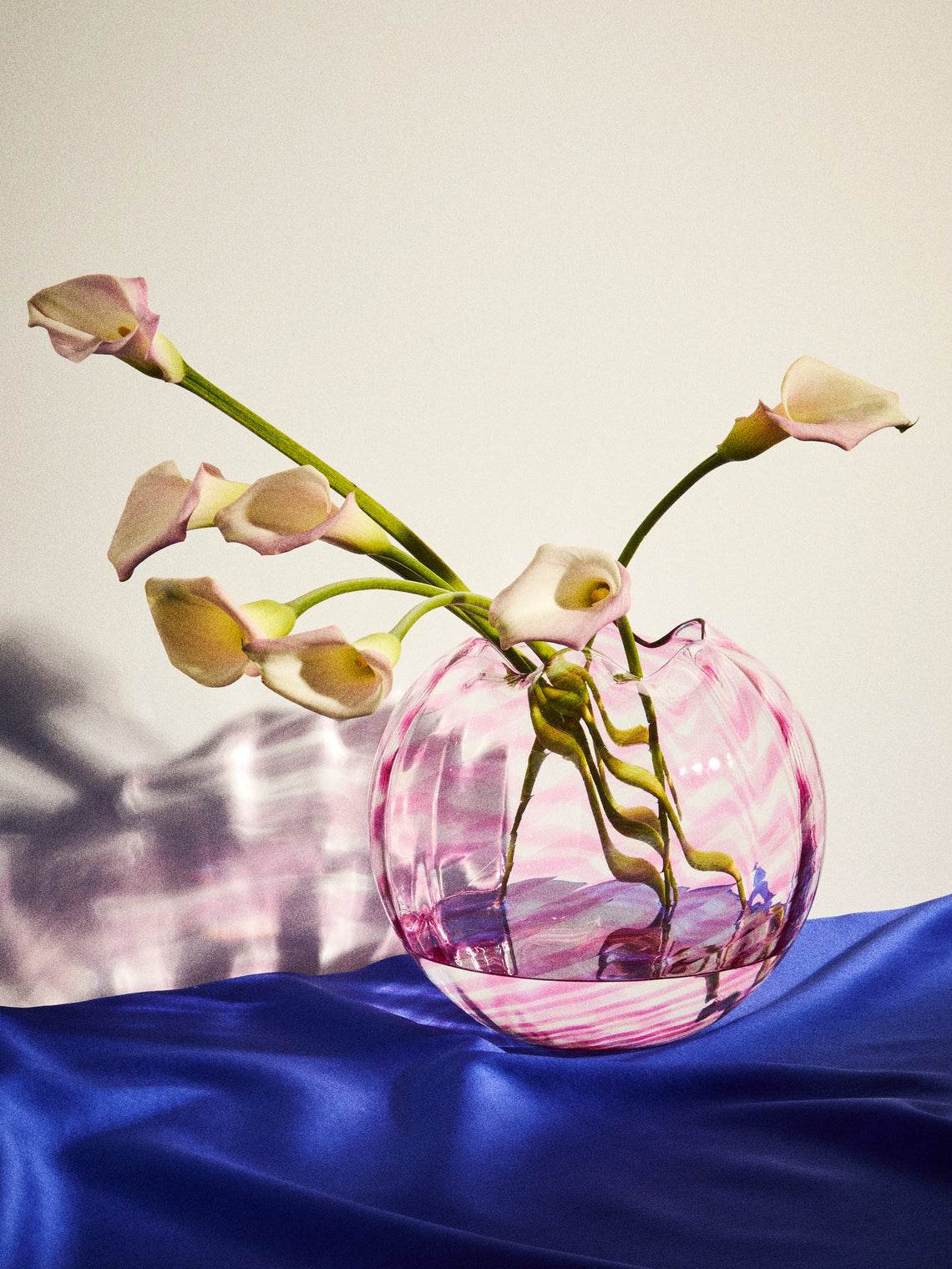 Antique and Vintage - 1950s Seguso Murano Glass Vase (12in/30cm) - Pink - ABASK