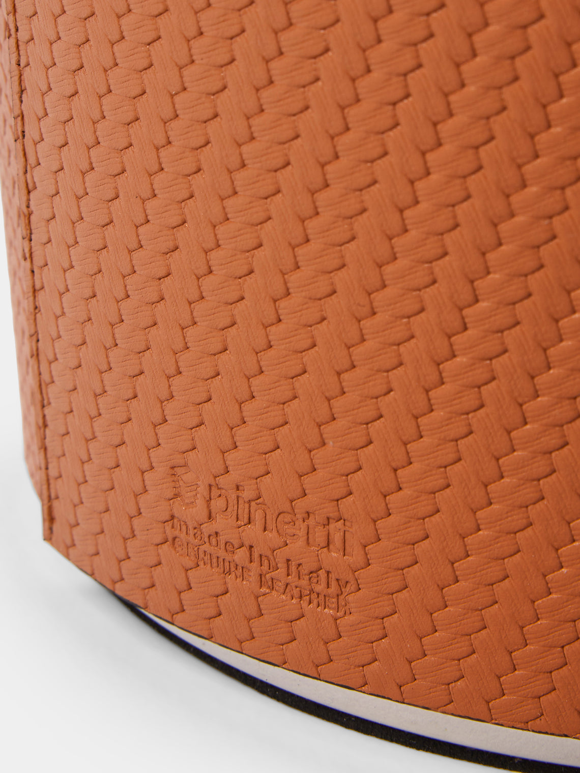 Pinetti - Leather Champagne Bucket - Camel - ABASK