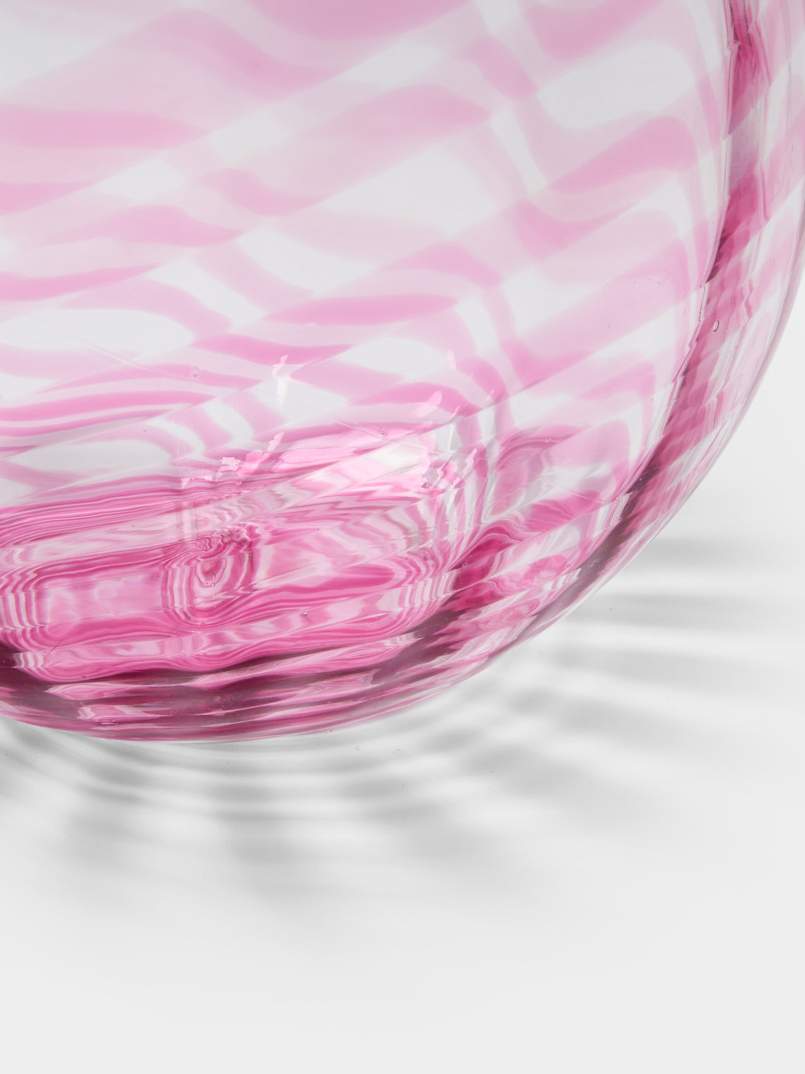 Antique and Vintage - 1950s Seguso Murano Glass Vase (12in/30cm) - Pink - ABASK