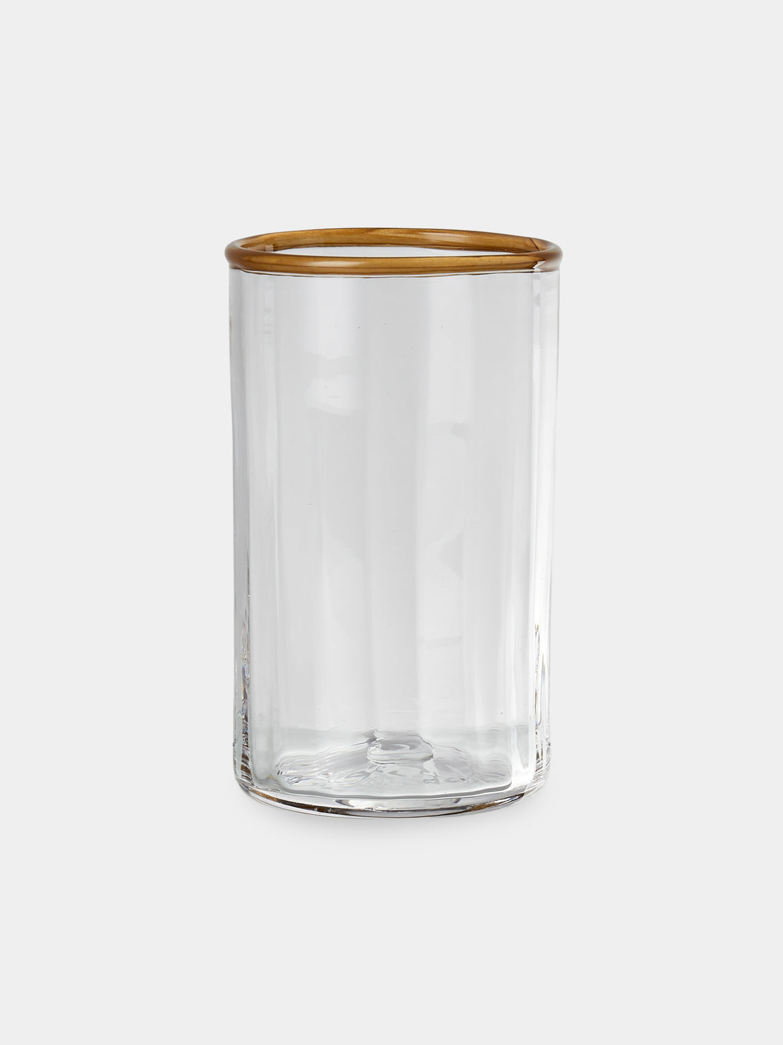 Akua Objects - Peter Hand-Blown Crystal Highballs (Set of 4) - Clear - ABASK