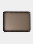RUDI - Nassa Leather Tray (24in/60.5cm) - Beige - ABASK - 