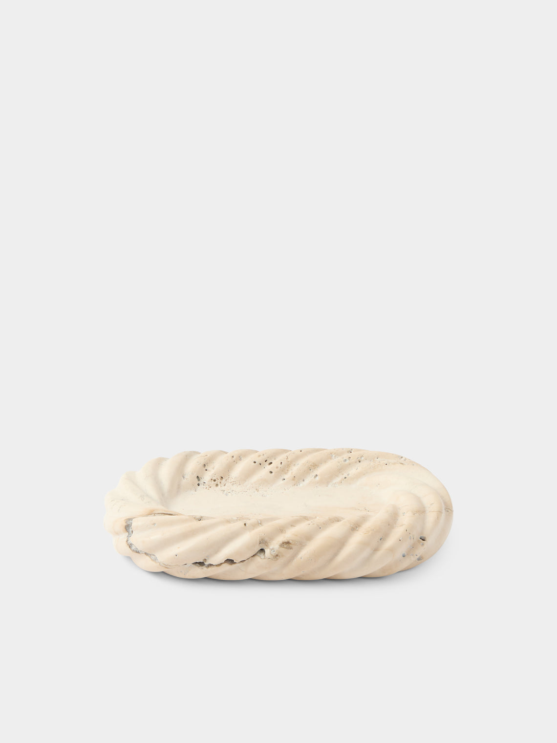 Anastasio Home - Hannah Catch Marble Dish - Beige - ABASK
