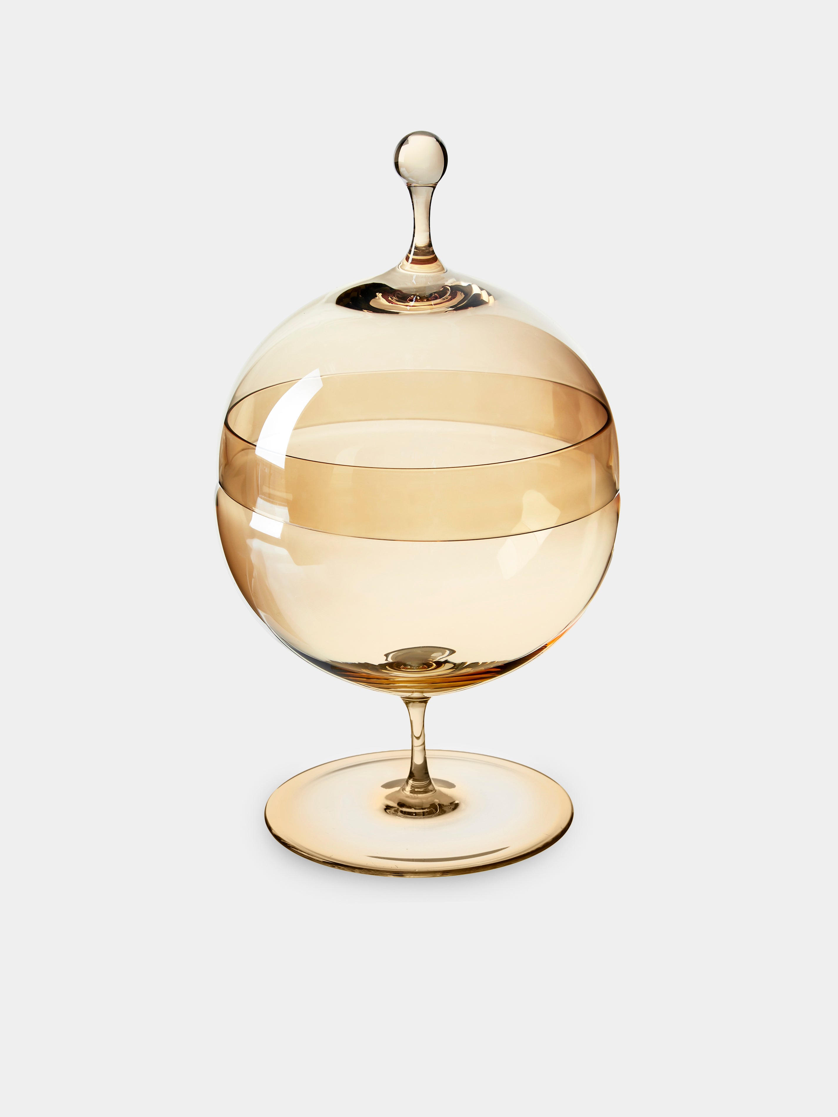 Hand-Blown Crystal Candy Dish II