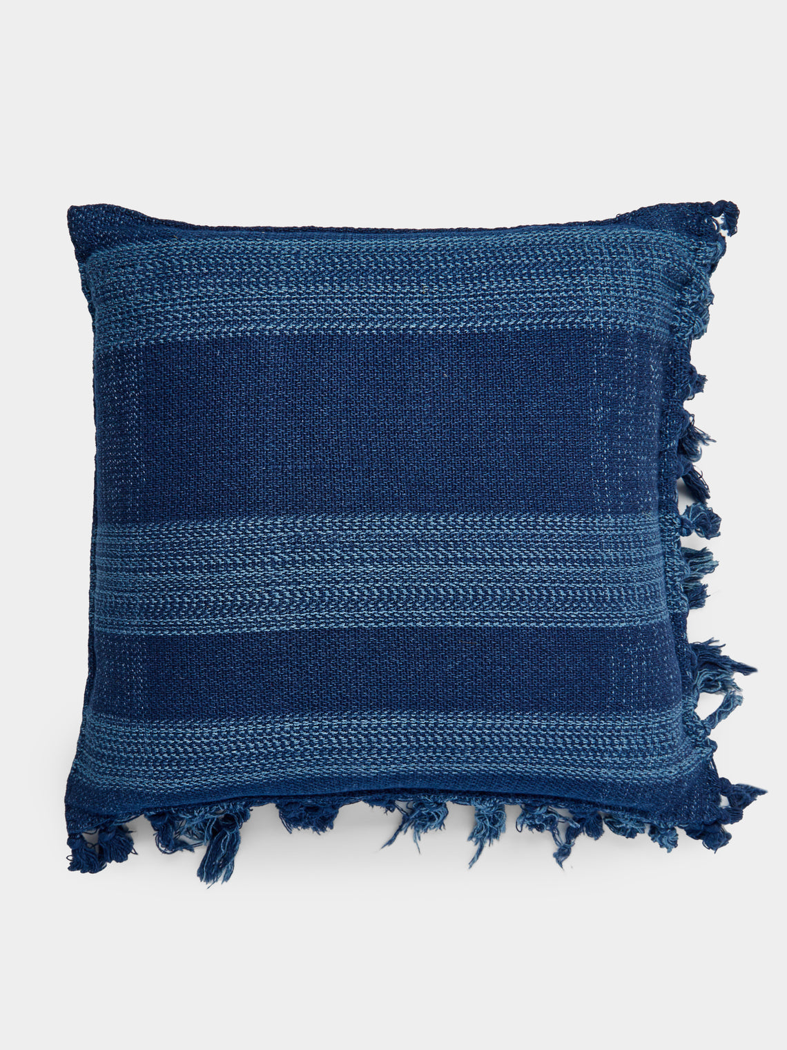 Hollie Ward - Ordahl Indigo-Dyed Cotton Cushion -  - ABASK
