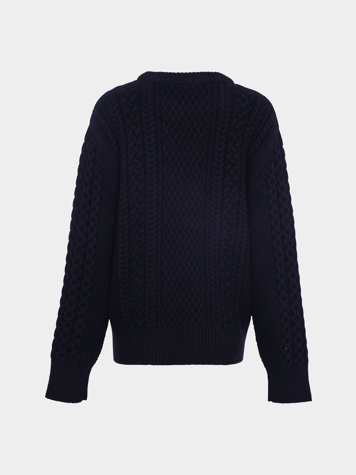 Ryan Roche - Cashmere Cable-Knit Crew-Neck Sweater -  - ABASK