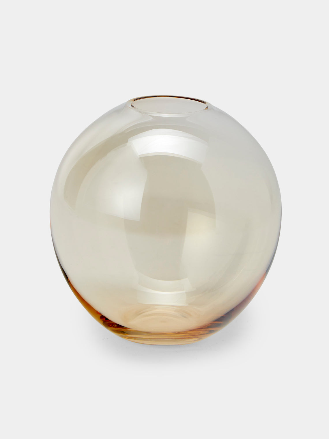 Lobmeyr - BV60 Flower Hand-Blown Crystal Bud Vase (4in/10cm) - Gold - ABASK - 