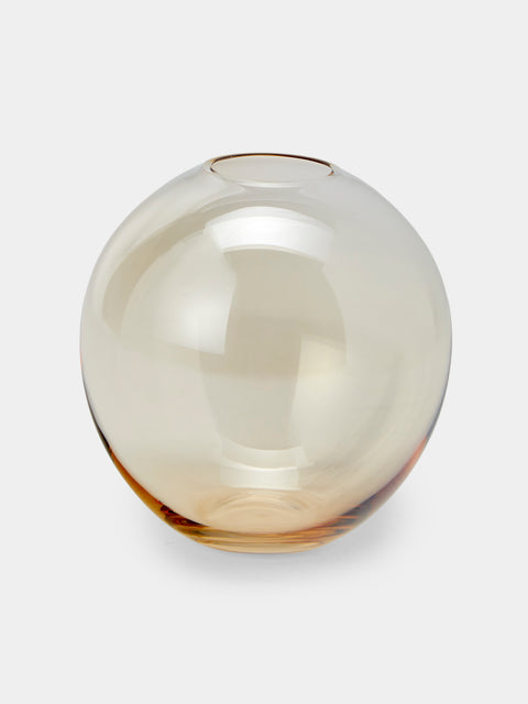 Lobmeyr - BV60 Flower Hand-Blown Crystal Bud Vase (4in/10cm) - Gold - ABASK - 