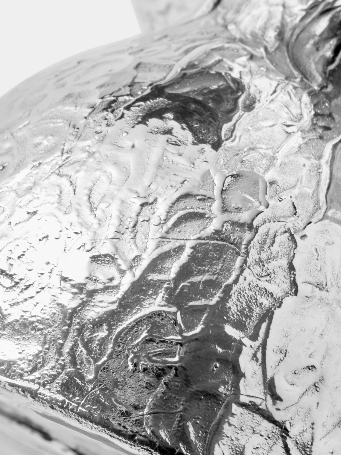 San Lorenzo - 1993 Afra and Tobia Scarpa Cartoccio Sterling Silver Vase (4.5in/11cm) - Silver - ABASK