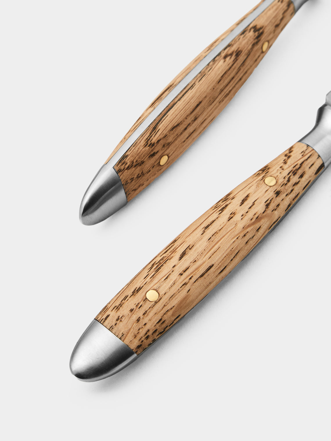 Eichenlaub - Light Oak Old German Steak Cutlery (Set of 4 Pieces) - Natural - ABASK