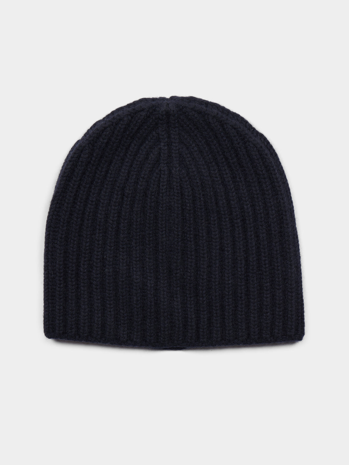 Dusan - Knitted Cashmere Beanie | One Size - Navy - ABASK - 