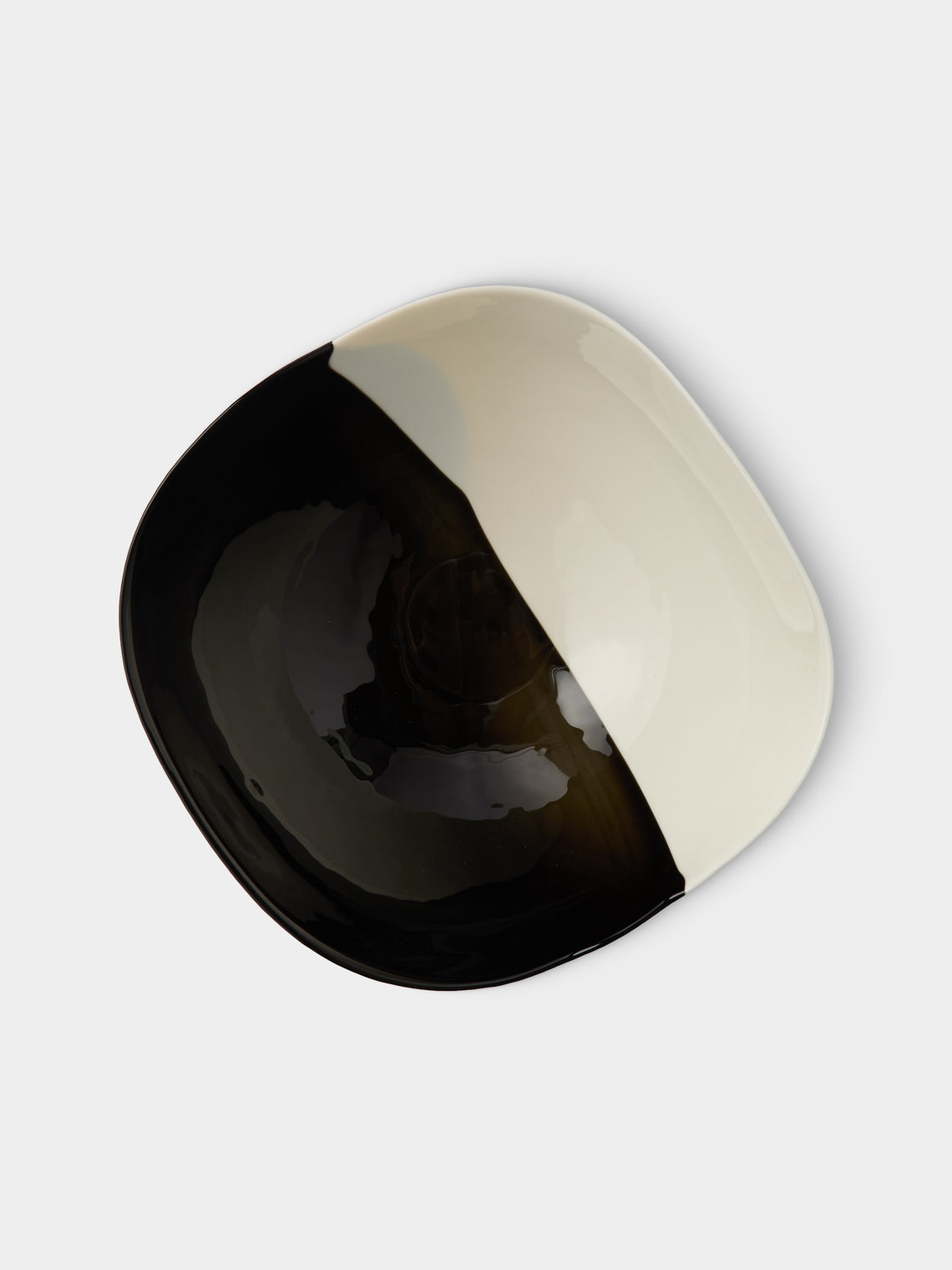 Antique and Vintage - 1980s Glass Bowl - Black - ABASK