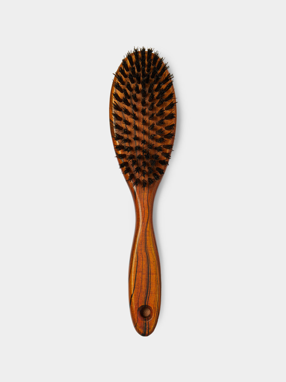 Leather Cabinet-Style Hairbrush