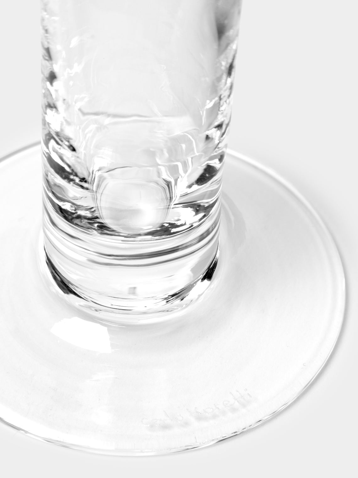 Asymmetric Hand-Blown Murano Wine Glass