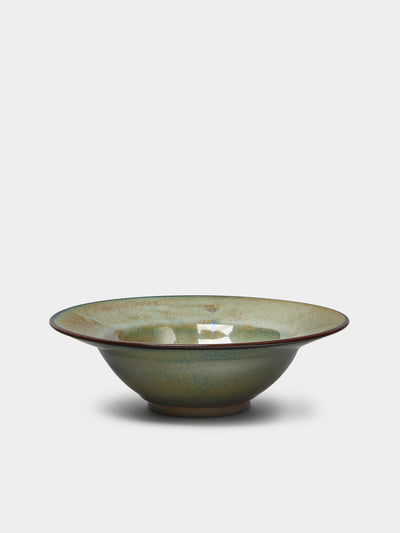 Mervyn Gers Ceramics - Hand-Glazed Ceramic Deep Bowls (Set of 6) - Blue - ABASK - 