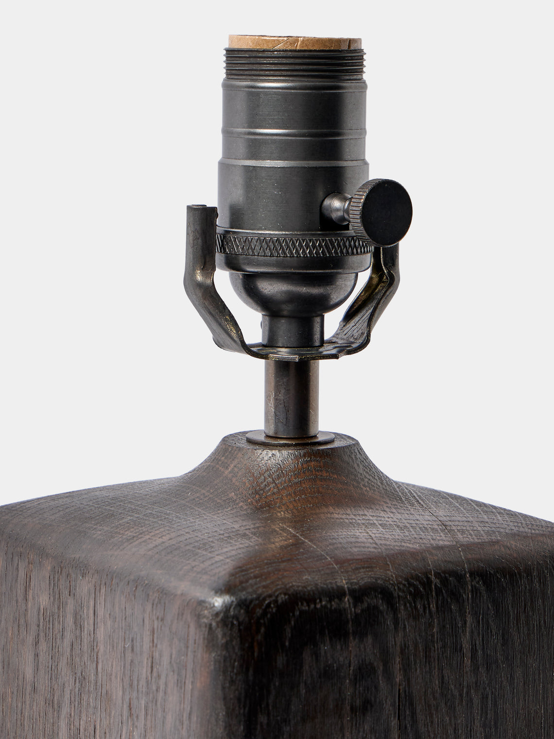 Jamie Gaunt Designs - No. 2 Ebonized Oak Table Lamp - Black - ABASK