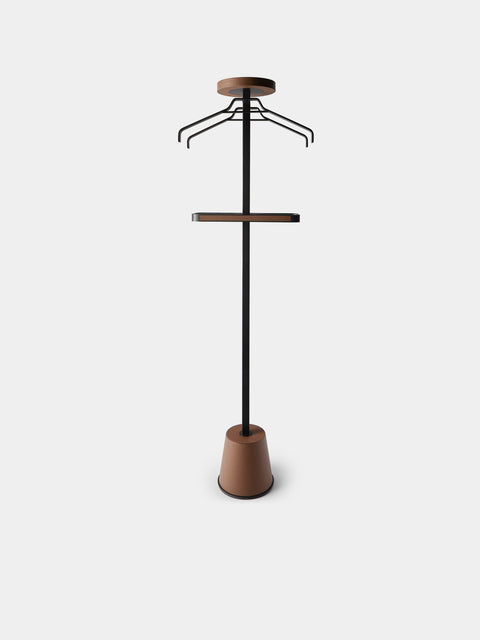 Giobagnara - Philippe Leather Tall Clothes Valet - Brown - ABASK - 