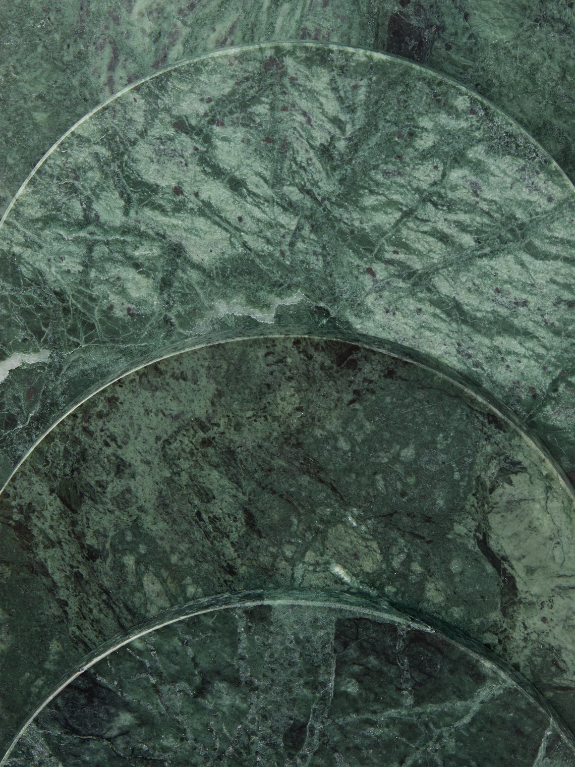 Anastasio Home - | Set of 4 | Oversized Marble Coasters - Green - ABASK