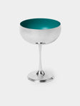 Jarosinski & Vaugoin - Silver-Plated and Burnt Lacquer Champagne Coupe - Silver - ABASK - 