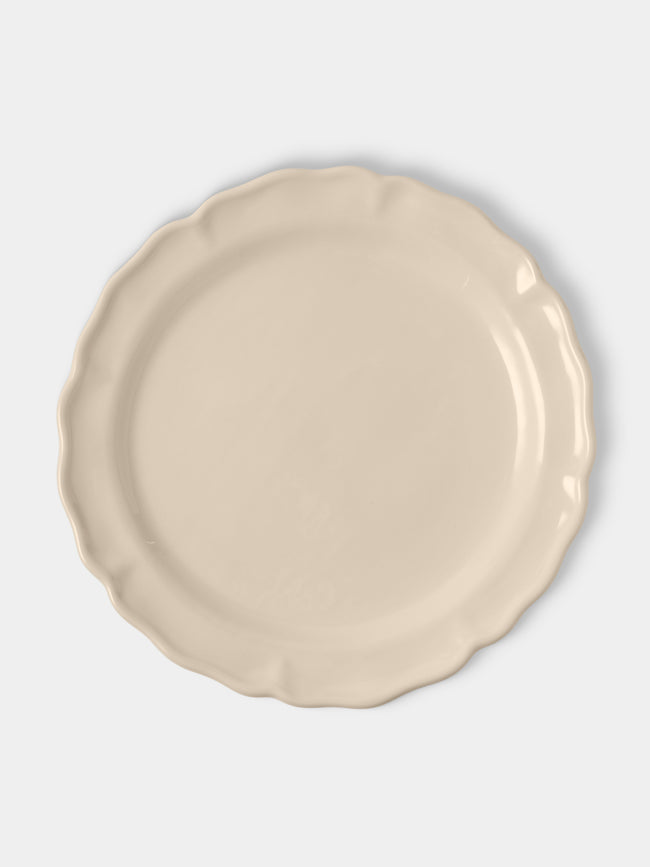 Maison Pichon Uzès - Provence Hand-Glazed Ceramic Serving Dish - White - ABASK - 