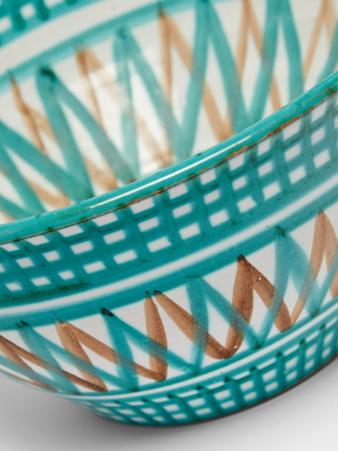 Antique and Vintage - 1950s Robert Picault Ceramic Large Salad Bowl -  - ABASK