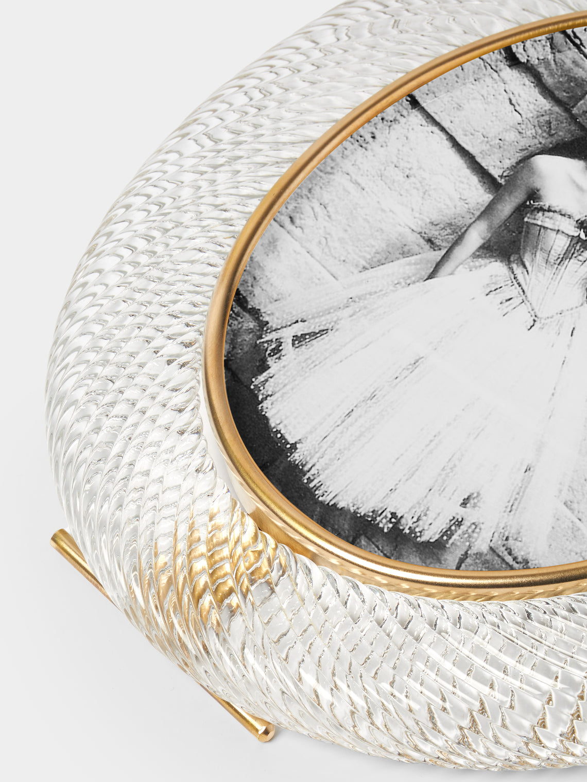 Antique and Vintage - 1960s Murano Glass Photo Frame - Clear - ABASK