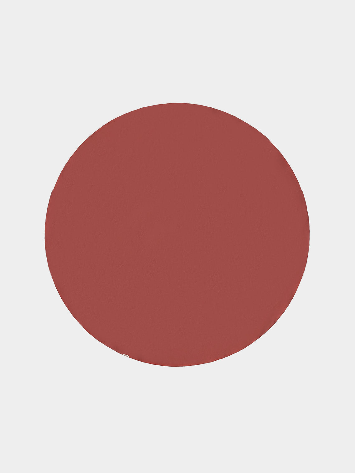 Borgo delle Tovaglie - Filo Linen Round Tablecloth (86.5in/2.2m) - Red - ABASK - 