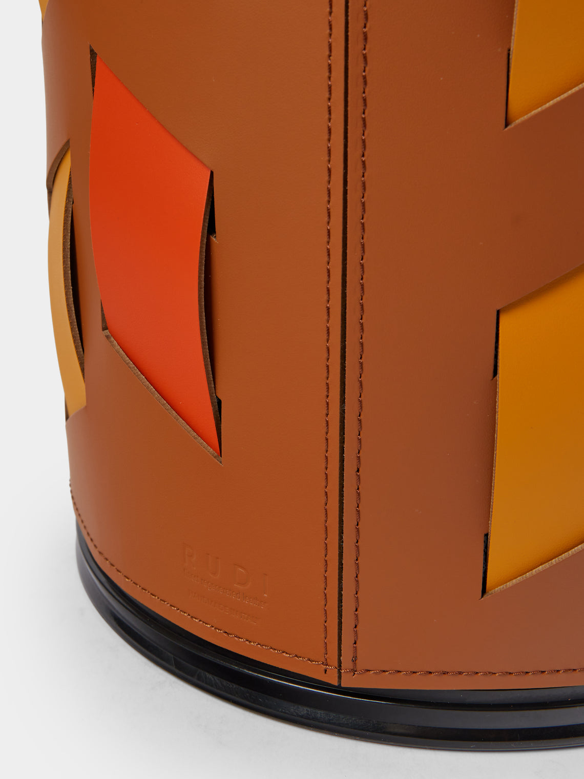RUDI - Bino Leather Wastepaper Bin - Multiple - ABASK