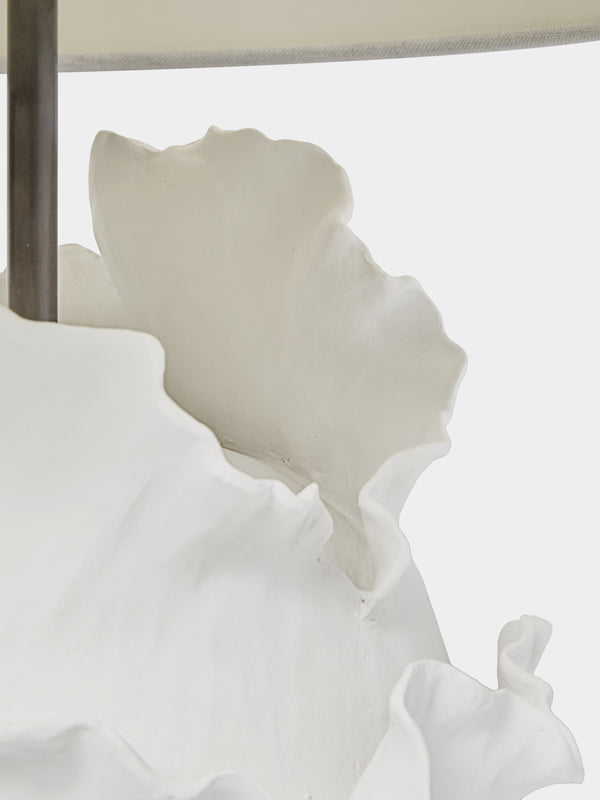Legato Studio - Patience Hand-Cast Composite Table Lamp - Ivory - ABASK