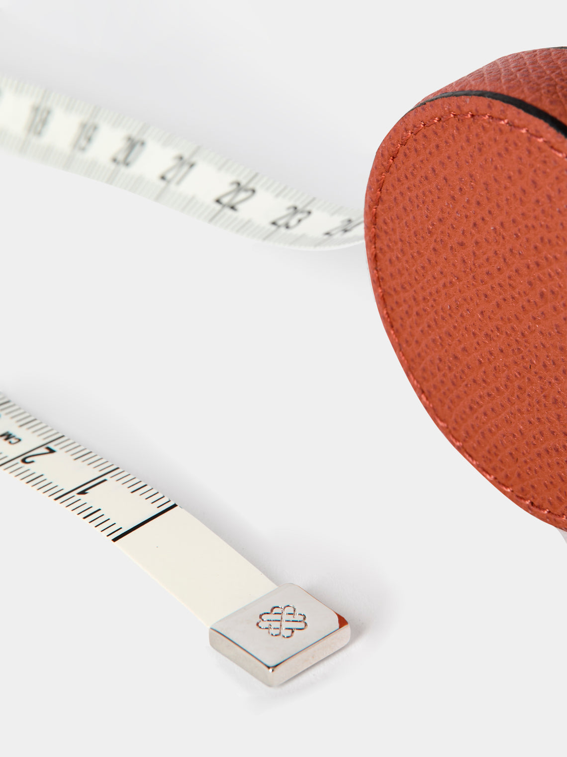 Giobagnara - Leather Pocket Roller Tape Measure - Orange - ABASK