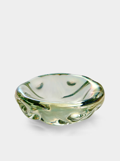 Antique and Vintage - 1940s Seguso Murano Glass Ashtray - Clear - ABASK - 