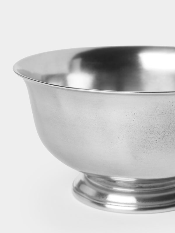 Cosi Tabellini - Revere Pewter Footed Bowl - Silver - ABASK