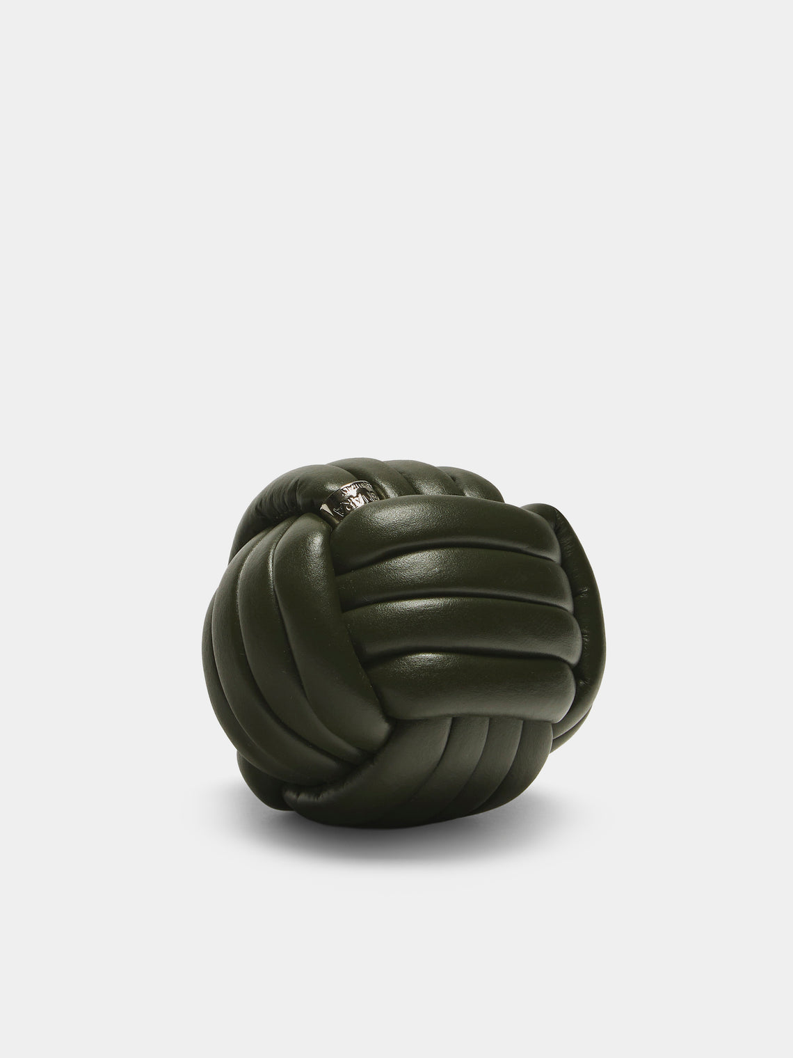 Giobagnara - Nodo Leather Paperweight - Green - ABASK - 