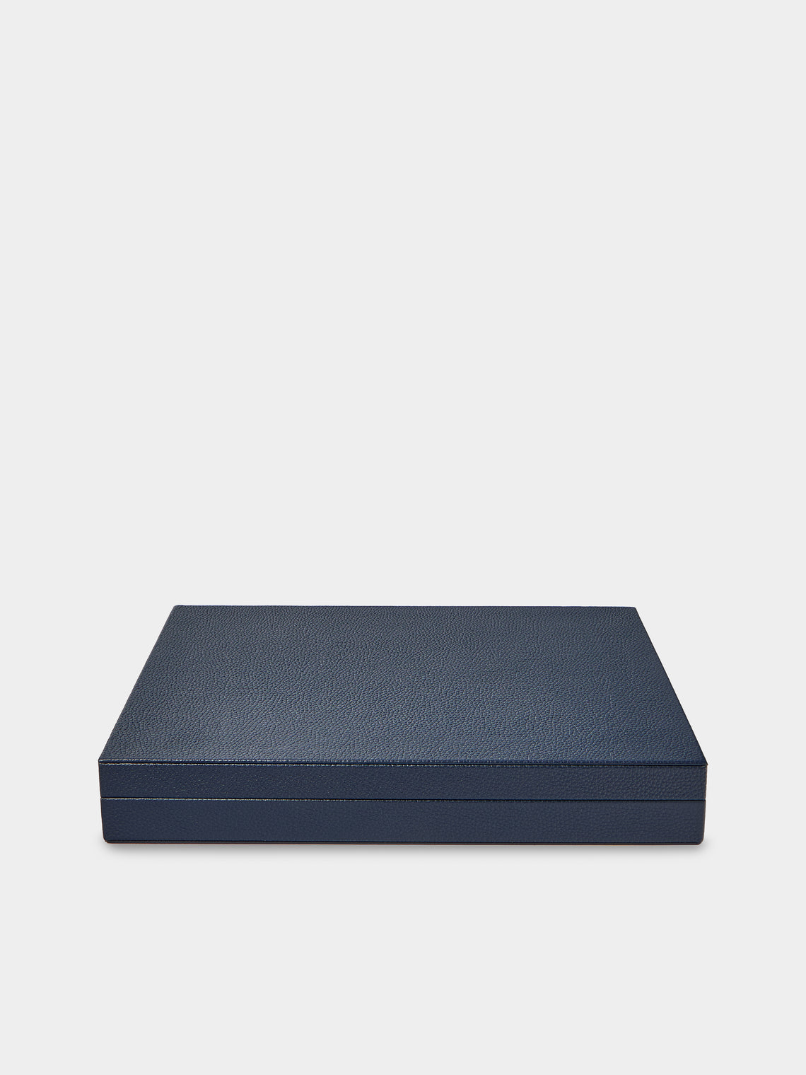 Belotier - Leather Poker Set - Navy - ABASK