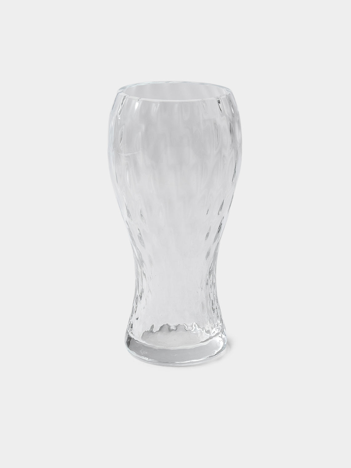 NasonMoretti - | Set of 6 | Marilyn Hand-Blown Murano Beer Glasses - Clear - ABASK