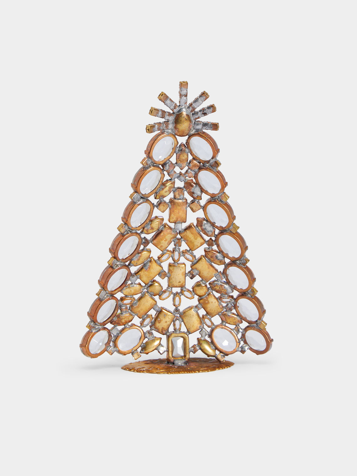 Antique and Vintage - 1930s Czech Jewelled Medium Christmas Tree -  - ABASK