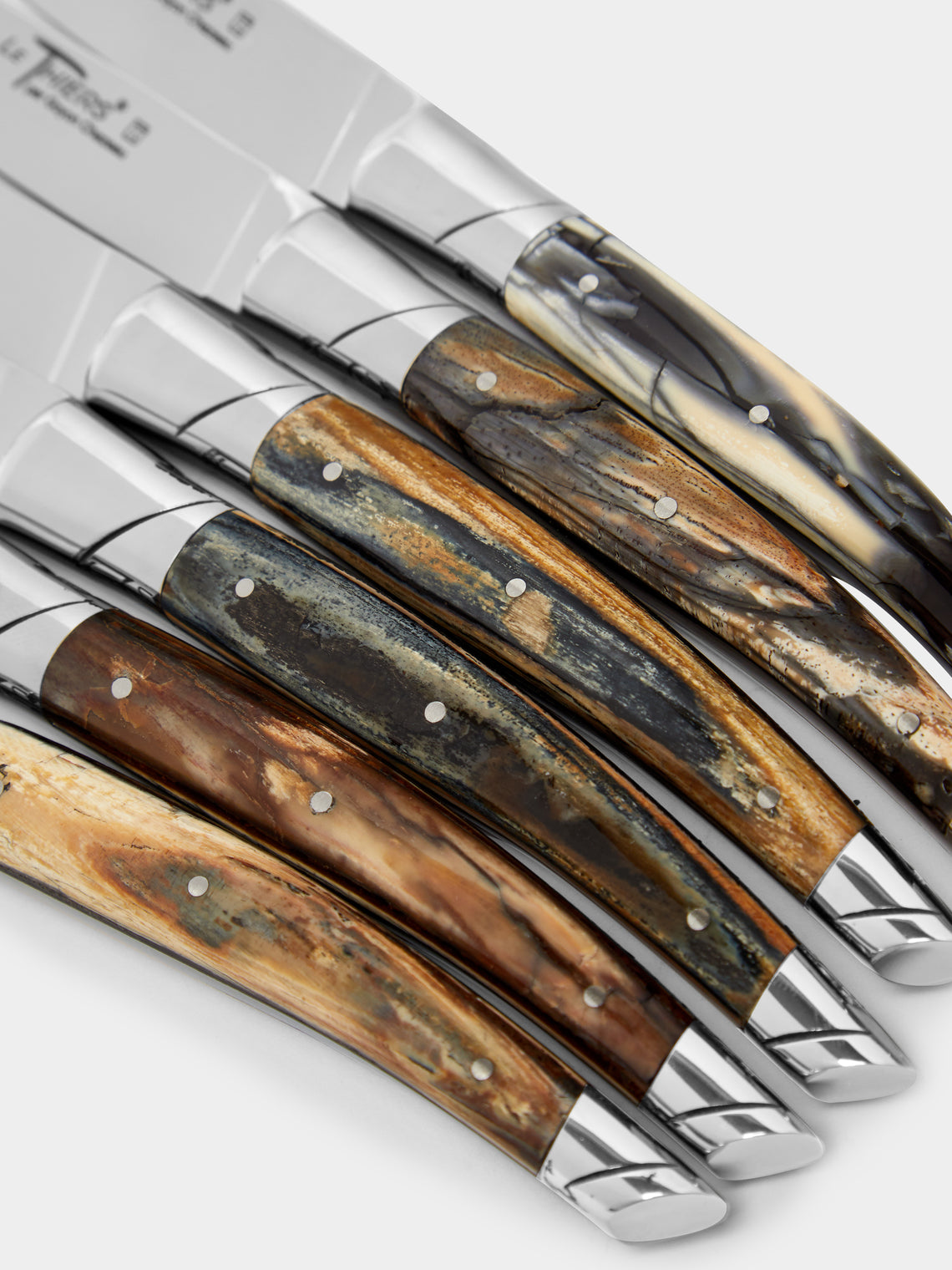 Goyon-Chazeau - Le Thiers Prestige Woolly Mammoth Steak Knives (Set of 6) -  - ABASK