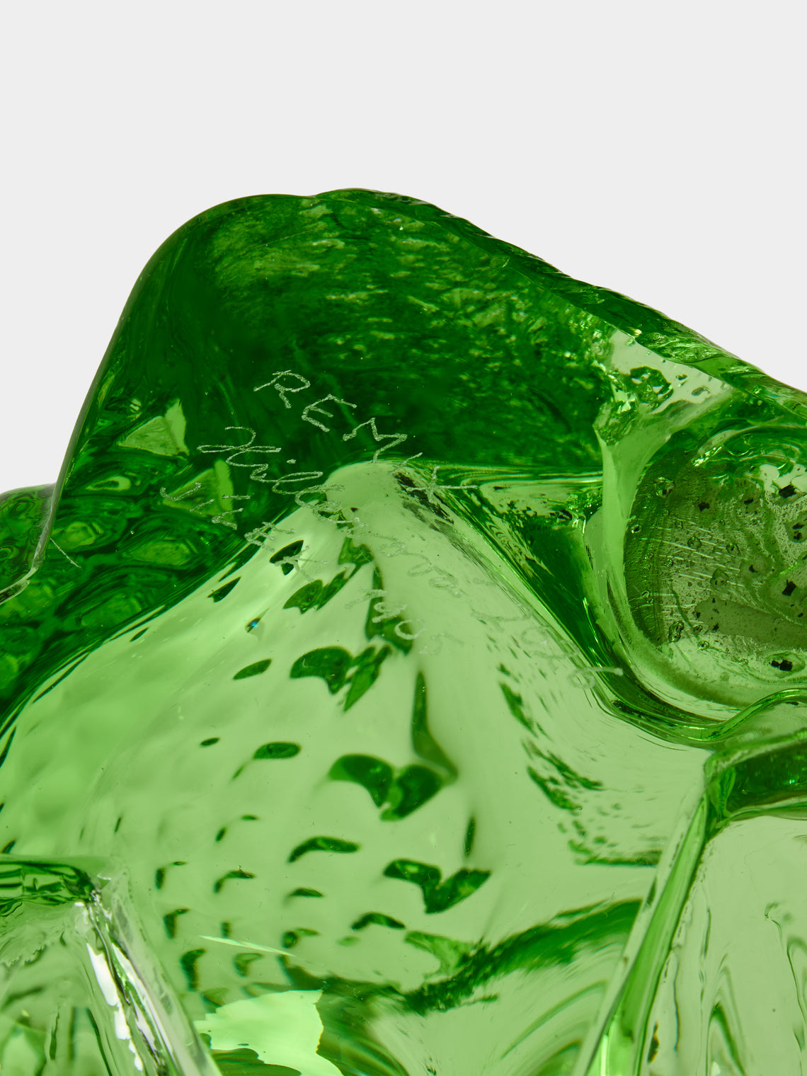 Hana Hillerová - Remix Hand-Blown Glass Vessel (12in/31cm) - Green - ABASK