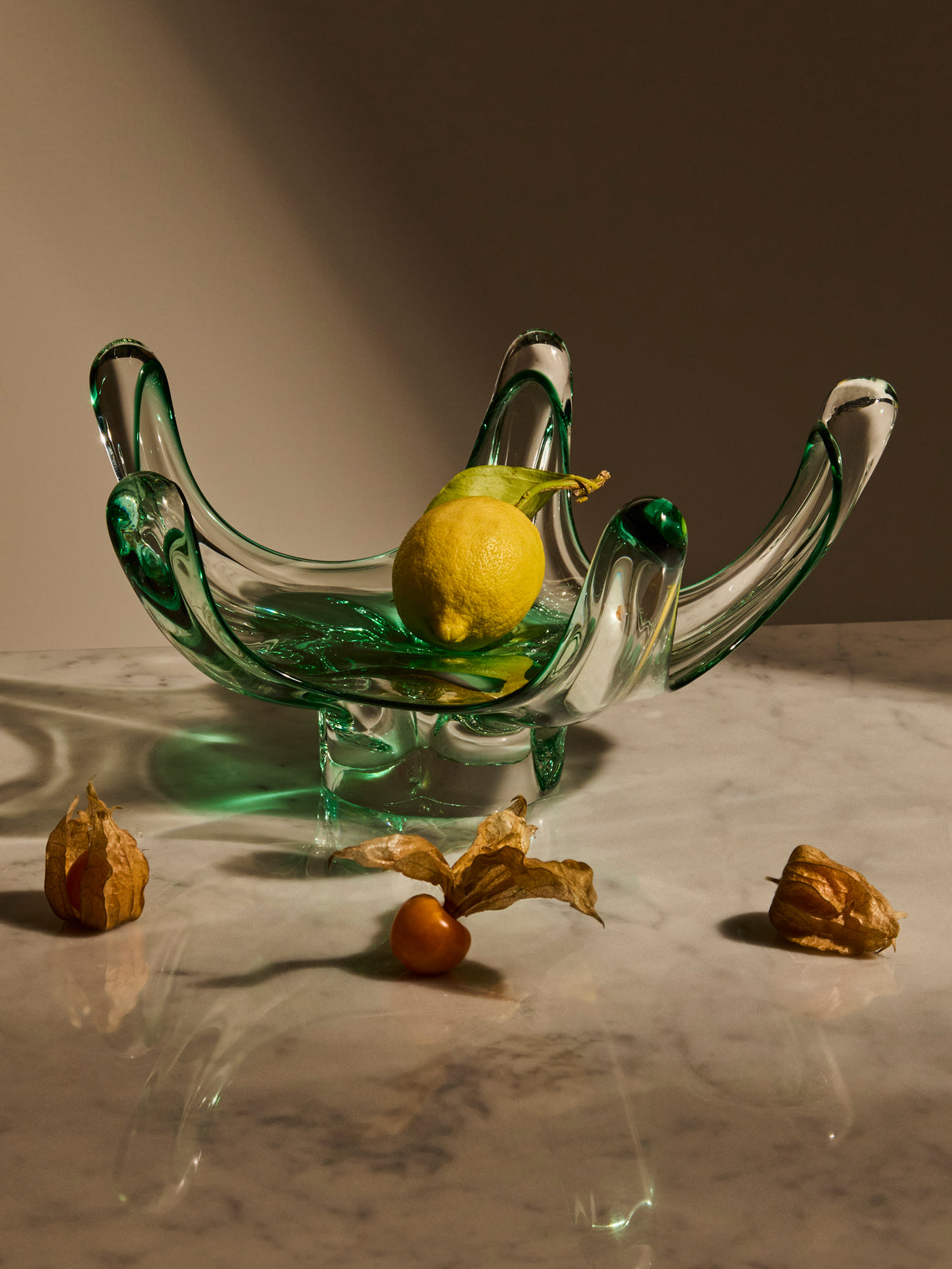 Antique and Vintage - 1950s Murano Glass Bowl - Green - ABASK