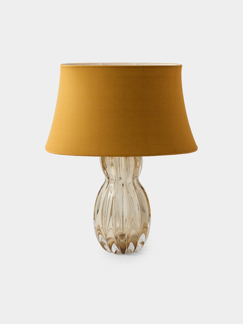 Yali Glass - Havana Hand-Blown Murano Glass Portable Table Lamp - Orange - ABASK - 