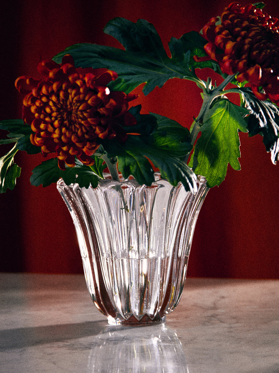 Antique and Vintage - 1930s Daum Crystal Vase -  - ABASK