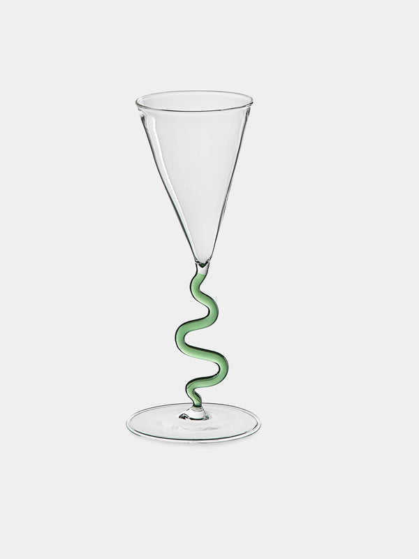 River Valadez - Hand-Blown Martini Glasses (Set of 2) - Clear - ABASK - 