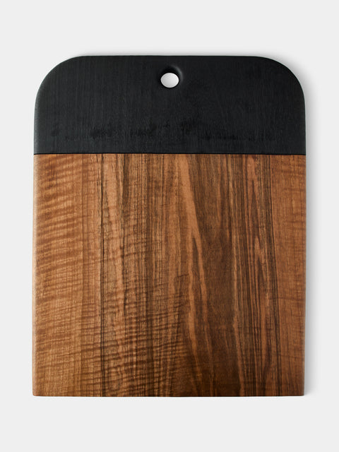 Lucas Castex - Hand-Carved Oak Serving Board - Dark Brown - ABASK - 