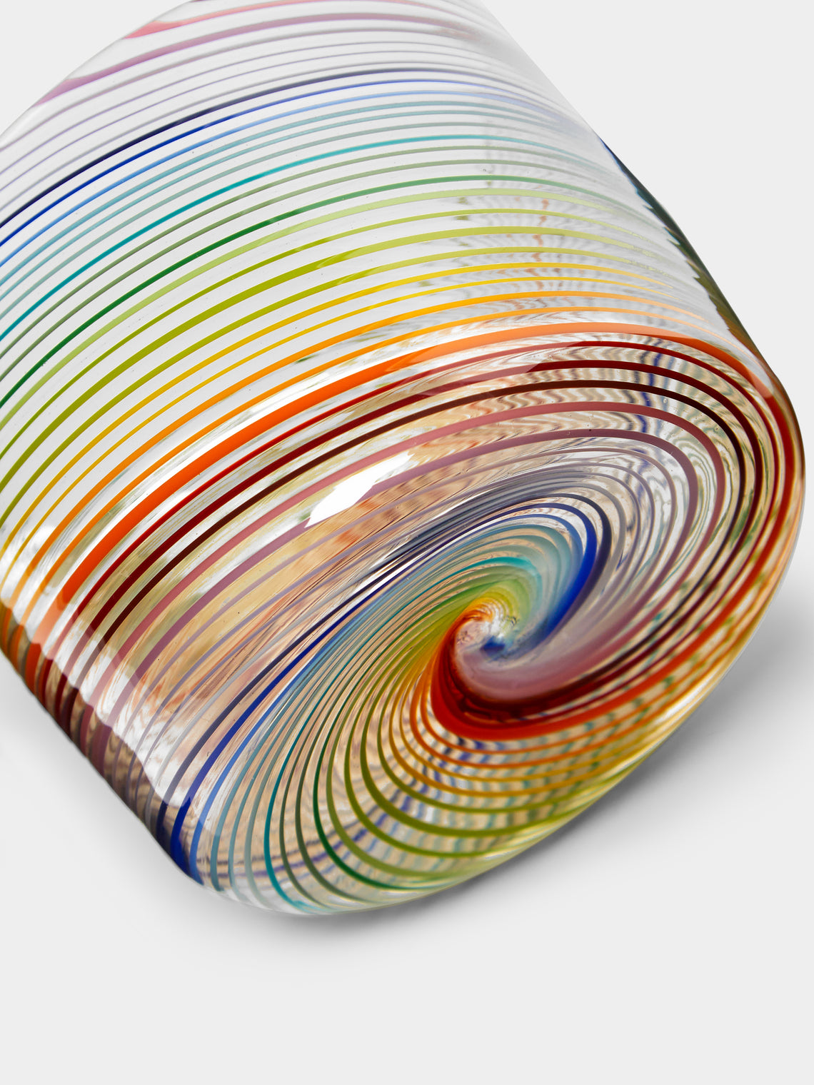 Pierrot Doremus - Twist Filigrane Hand-Blown Glass Short Tumblers (Set of 4) - Multiple - ABASK