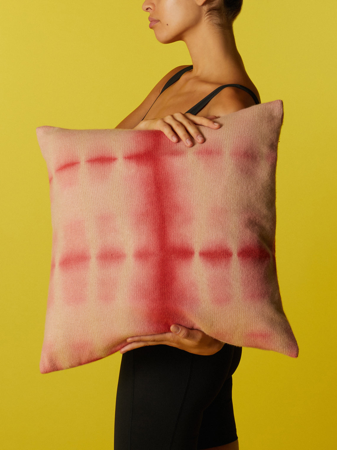 Hot-Dye Cashmere Cushion (19.5in/50cm)