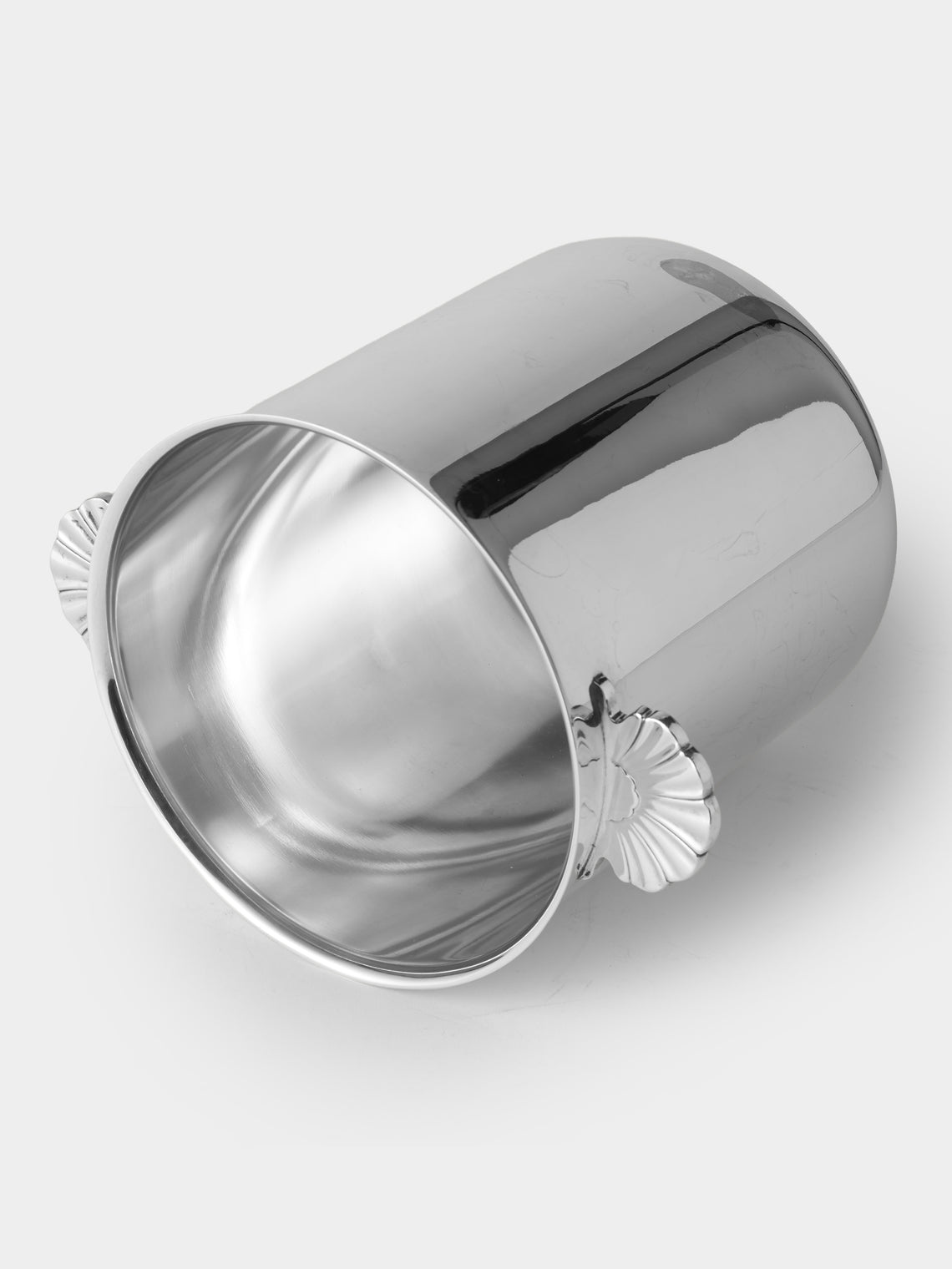 Antique and Vintage - 20th-Century Puiforcat Silver-Plated Ice Bucket - Silver - ABASK