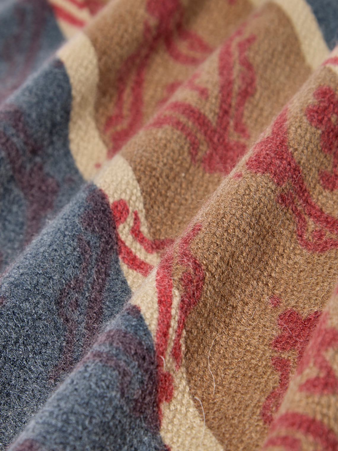 Saved NY - Wallpaper Stripe Cashmere Throw (79in/2m) - Multiple - ABASK