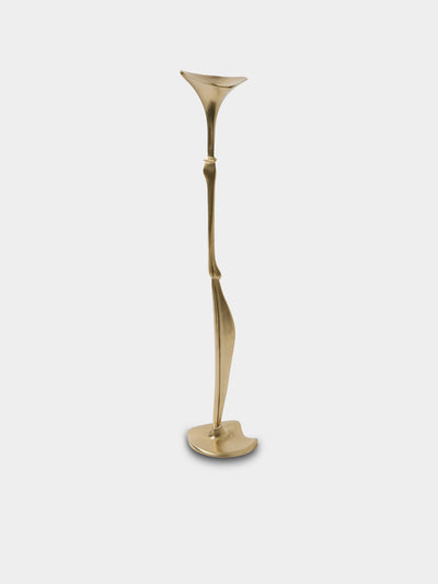 Shaha Raphael - Low Tide Fishbone Hand-Cast Brass Medium Candelabra - Gold - ABASK - 