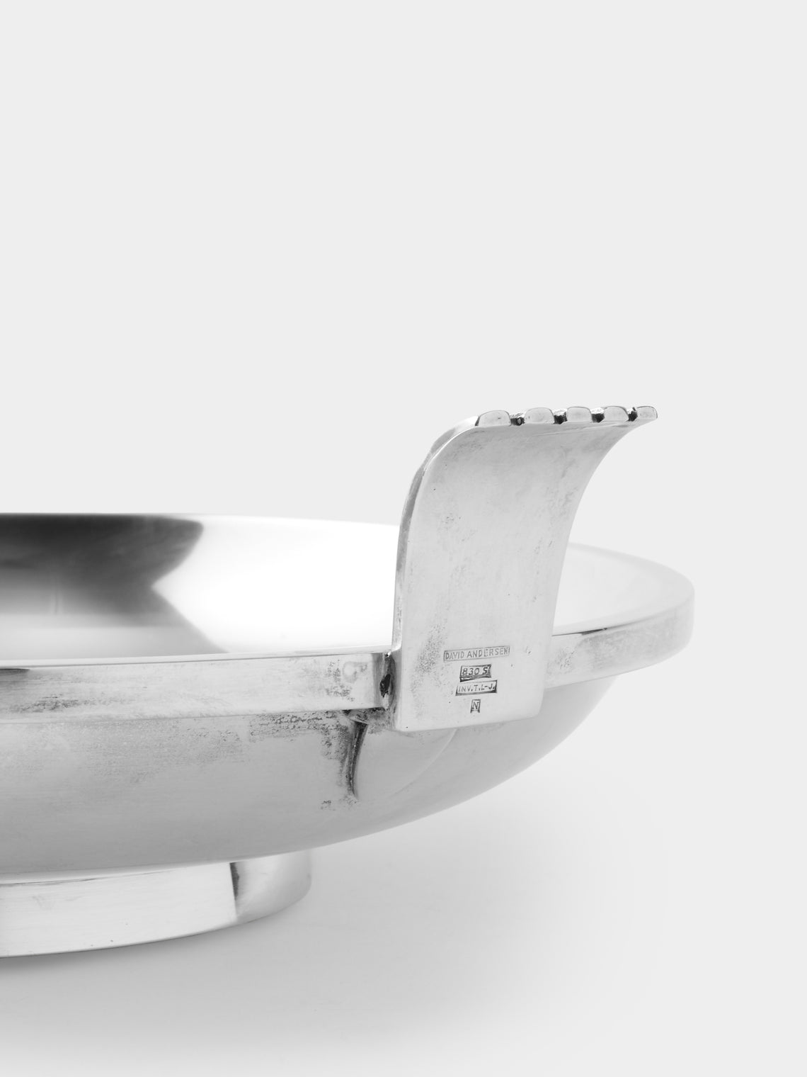 Antique and Vintage - Mid-Century David-Andersen Norwegian Solid Silver Bowl - Silver - ABASK