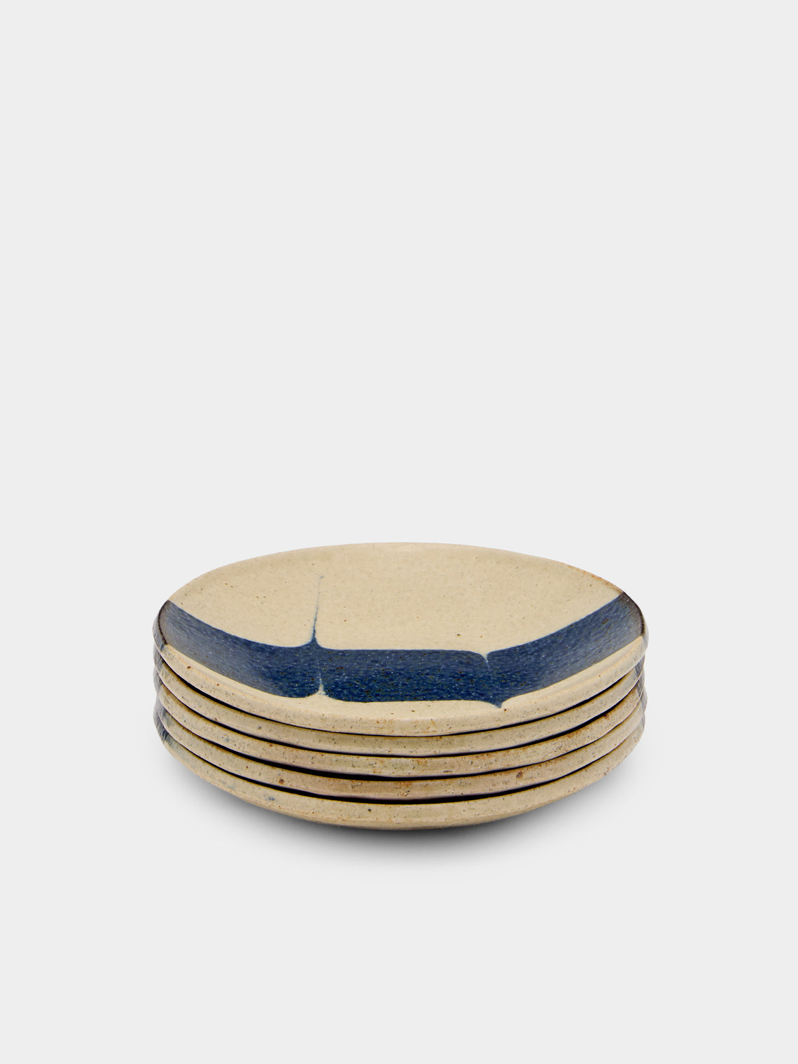 Makidani-gama - No. 2 Nerikomi Ceramic Plates – 6in/15cm (Set of 5) - Multiple - ABASK