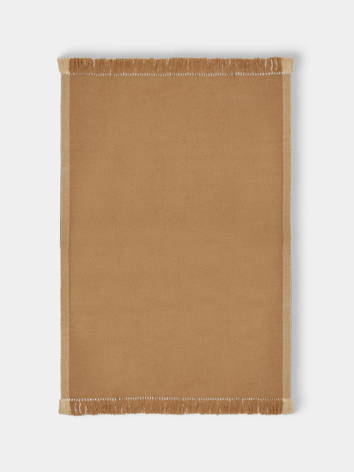 Alonpi - Kira Camel Hair Throw (72in/1.8m) - Orange - ABASK - 